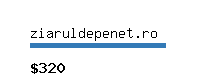 ziaruldepenet.ro Website value calculator