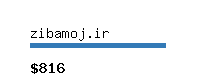 zibamoj.ir Website value calculator