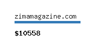 zimamagazine.com Website value calculator