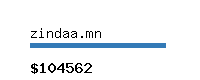 zindaa.mn Website value calculator