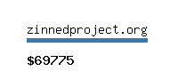 zinnedproject.org Website value calculator