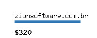 zionsoftware.com.br Website value calculator