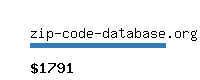 zip-code-database.org Website value calculator