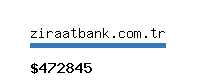 ziraatbank.com.tr Website value calculator