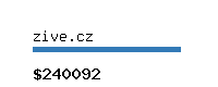 zive.cz Website value calculator