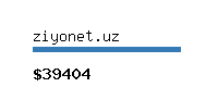 ziyonet.uz Website value calculator