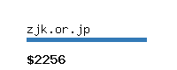 zjk.or.jp Website value calculator