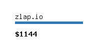 zlap.io Website value calculator