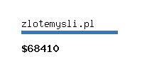 zlotemysli.pl Website value calculator