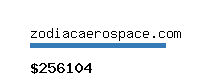 zodiacaerospace.com Website value calculator