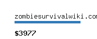 zombiesurvivalwiki.com Website value calculator