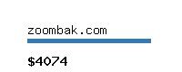 zoombak.com Website value calculator