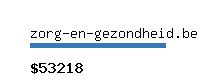 zorg-en-gezondheid.be Website value calculator