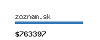 zoznam.sk Website value calculator