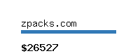 zpacks.com Website value calculator