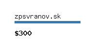 zpsvranov.sk Website value calculator