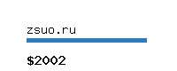 zsuo.ru Website value calculator