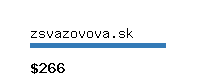 zsvazovova.sk Website value calculator