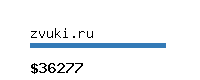 zvuki.ru Website value calculator